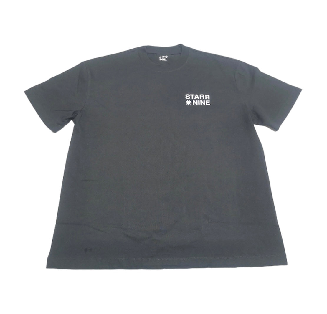 “Chaos” Oversized Tee - Black